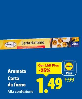 Aromata Carta da forno