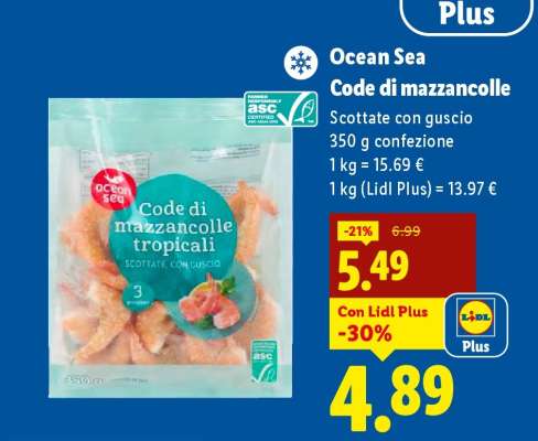 Ocean Sea Code di mazzancolle