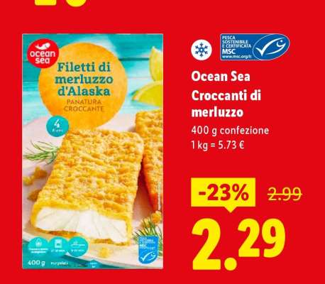 Ocean Sea Croccanti di merluzzo