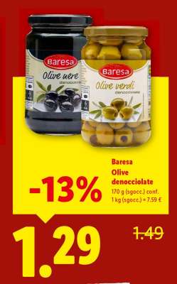 Baresa Olive denocciolate