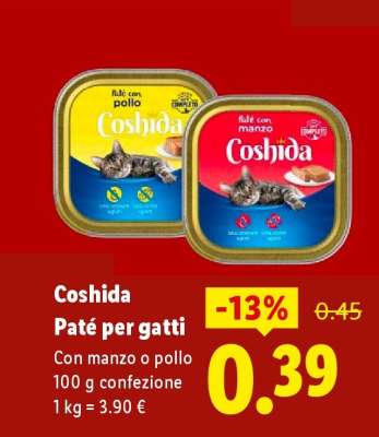 Coshida Patè per gatti