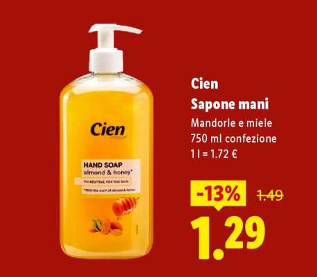 Cien Sapone mani