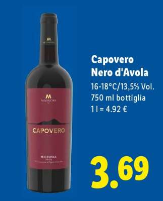 Capovero Nero d'Avola