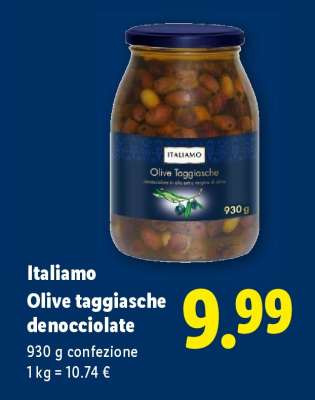 Italiamo Olive Taggiasche denocciolate