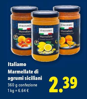 Italiano Marmellate di agrumi siciliani