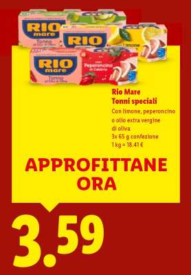 Rio Mare Tonni speciali