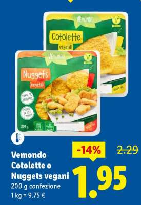 Vemondo Cotolette o nuggets vegani