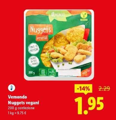 Vemondo Nuggets vegani