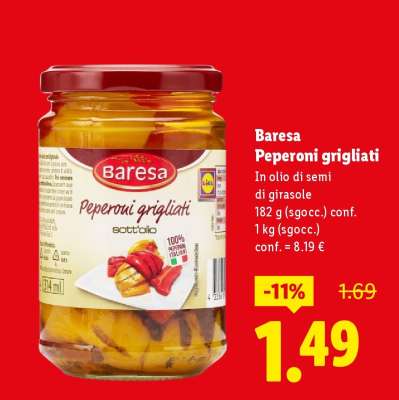 Baresa Peperoni grigliati