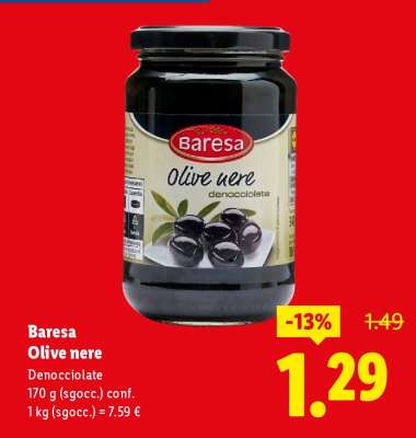 Baresa Olive nere