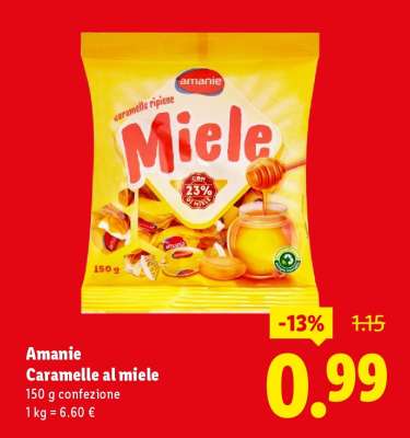 Amanie Caramelle al miele