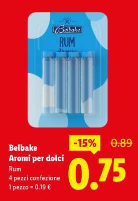 Belbake Aromi per dolci