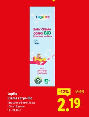 Lupilu Crema corpo Bio