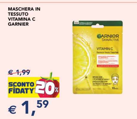MASCHERA IN TESSUTO VITAMINA C GARNIER