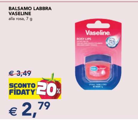 BALSAMO LABBRA VASELINE