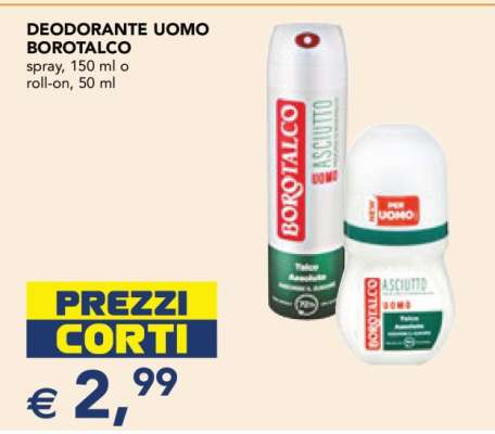 DEODORANTE UOMO BOROTALCO