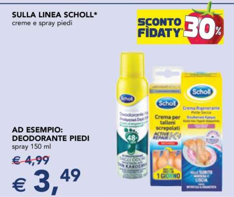 Scholl Deodorante Piedi