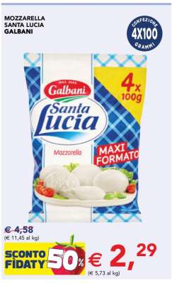 MOZZARELLA SANTA LUCIA GALBANI