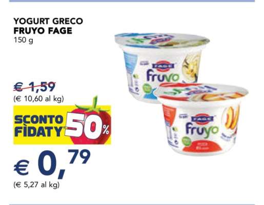 Yogurt Greco Fruyo Fage