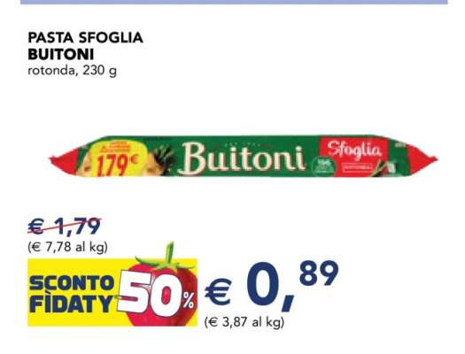 Pasta Sfoglia Buitoni