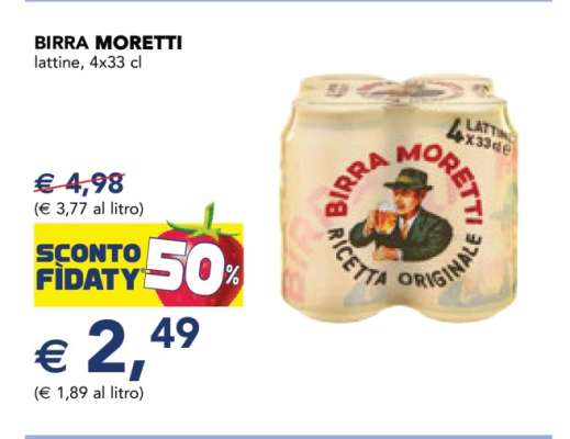 BIRRA MORETTI