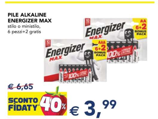 PILE ALKALINE ENERGIZER MAX