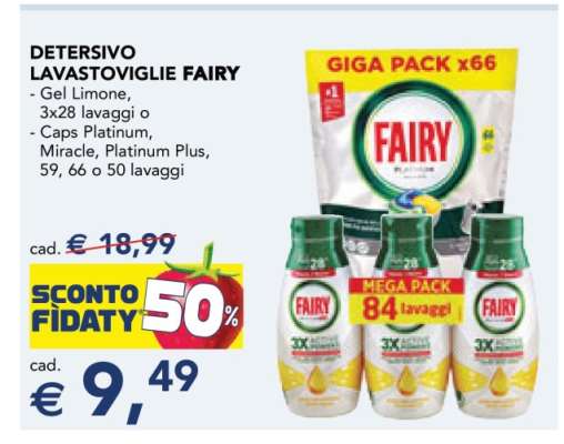 DETERSIVO LAVASTOVIGLIE FAIRY
