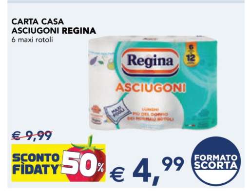 Carta Casa Asciugoni Regina