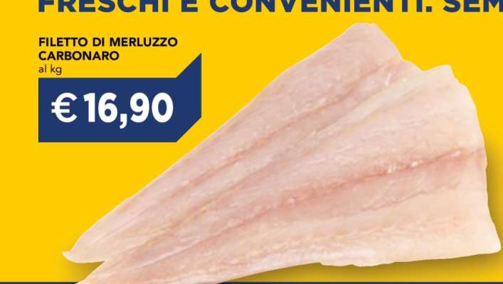 Filetto di Merluzzo Carbonaro