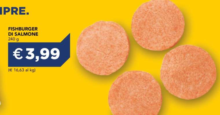 Fishburger di Salmone