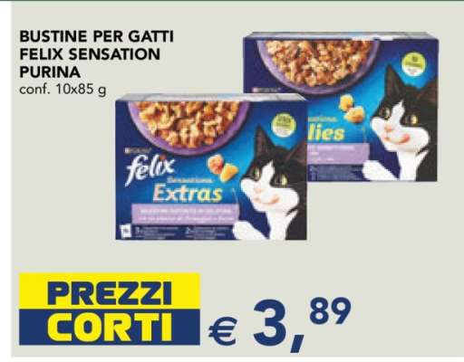 BUSTINE PER GATTI FELIX SENSATION PURINA