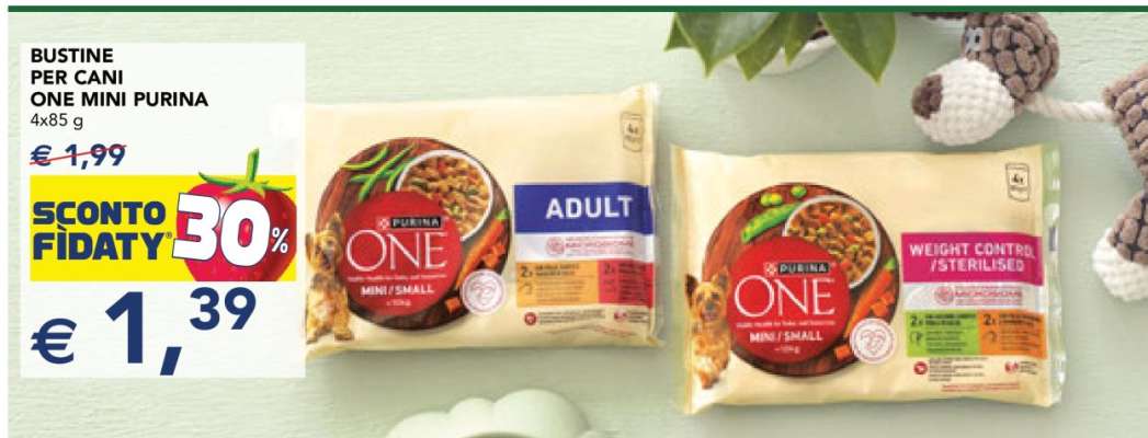 BUSTINE PER CANI ONE MINI PURINA