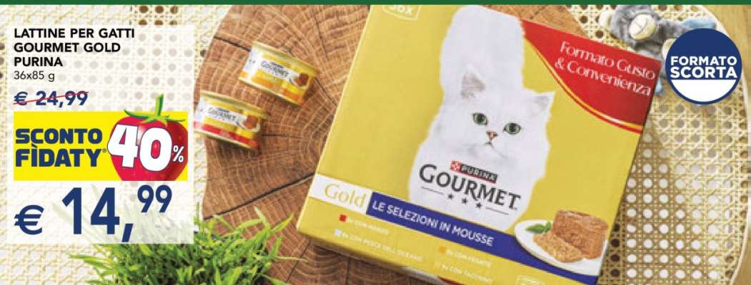 Lattine per Gatti Gourmet Gold Purina