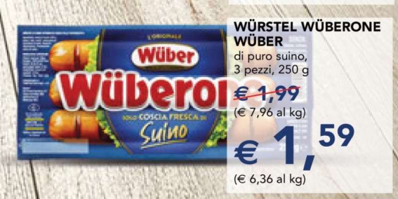 WÜRSTEL WÜBERONE WÜBER