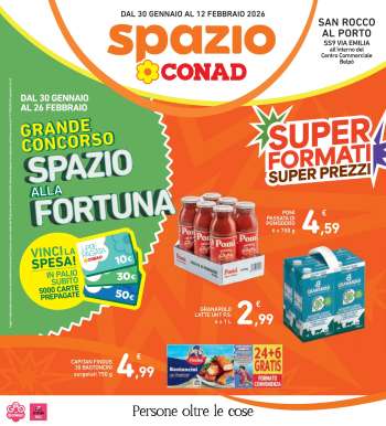 Volantino Spazio Conad - 30/1/2026 - 12/2/2026.