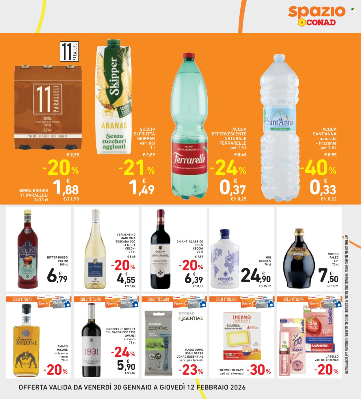 Volantino Spazio Conad - 30/1/2026 - 12/2/2026. Pagina 25
