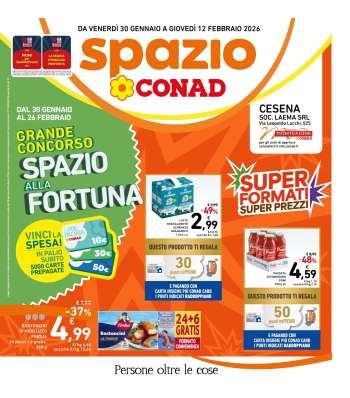 Volantino Spazio Conad - 30/1/2026 - 12/2/2026.