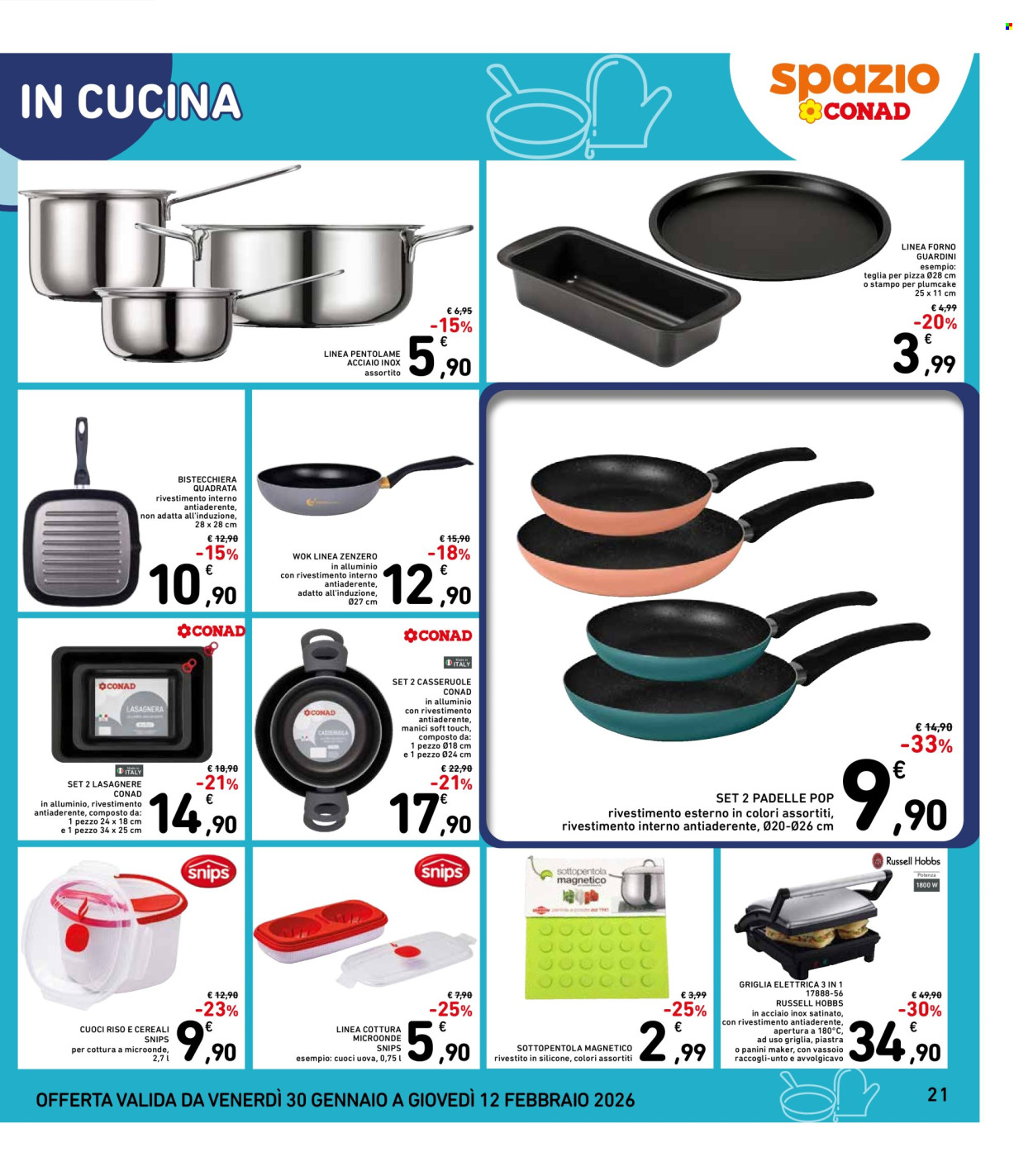 Volantino Spazio Conad - 30/1/2026 - 12/2/2026. Pagina 21
