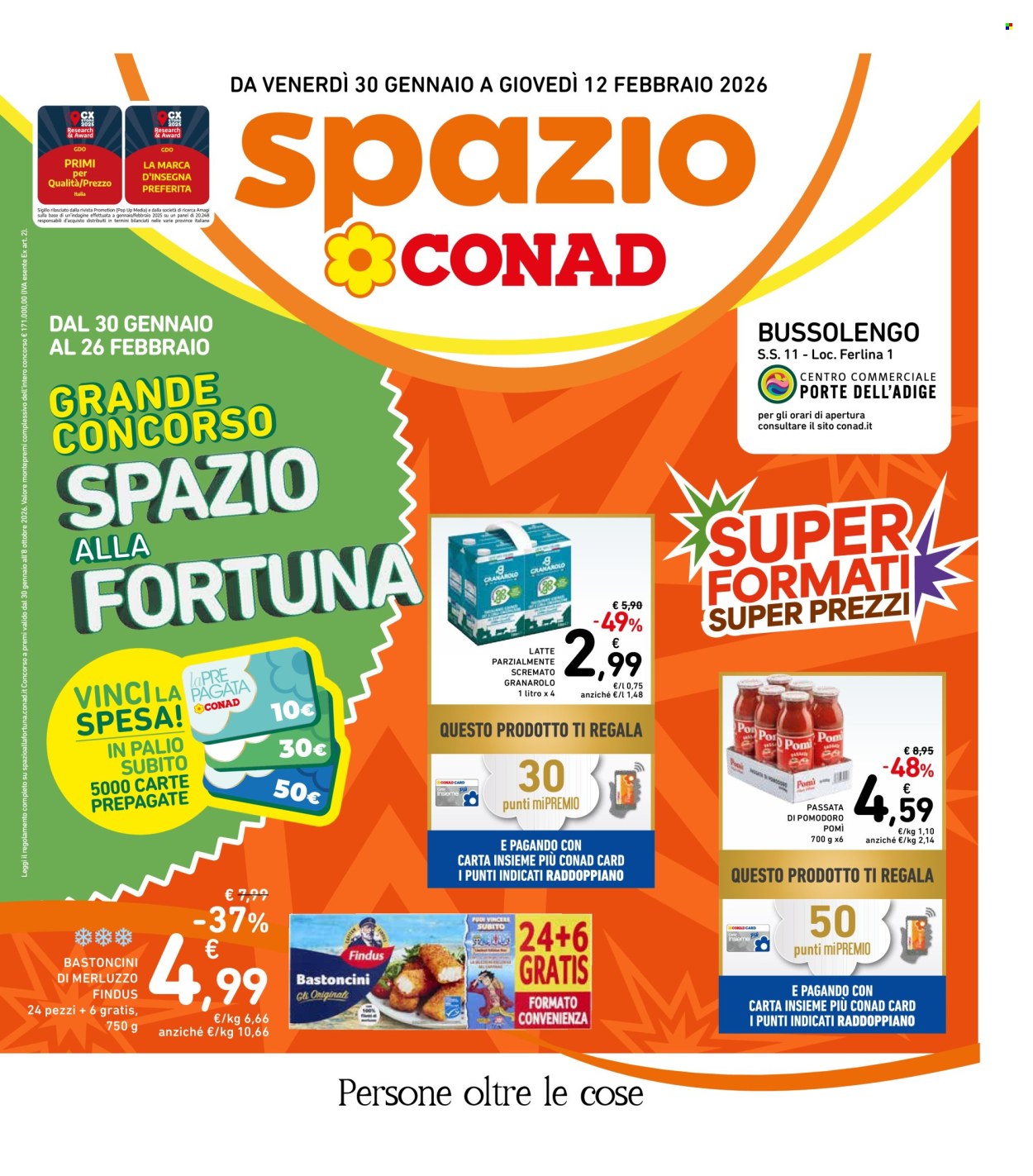 Volantino Spazio Conad - 30/1/2026 - 12/2/2026. Pagina 1