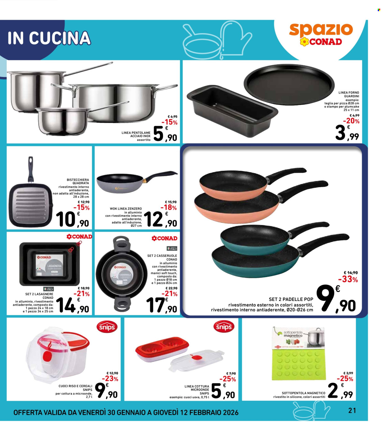Volantino Spazio Conad - 30/1/2026 - 12/2/2026. Pagina 21