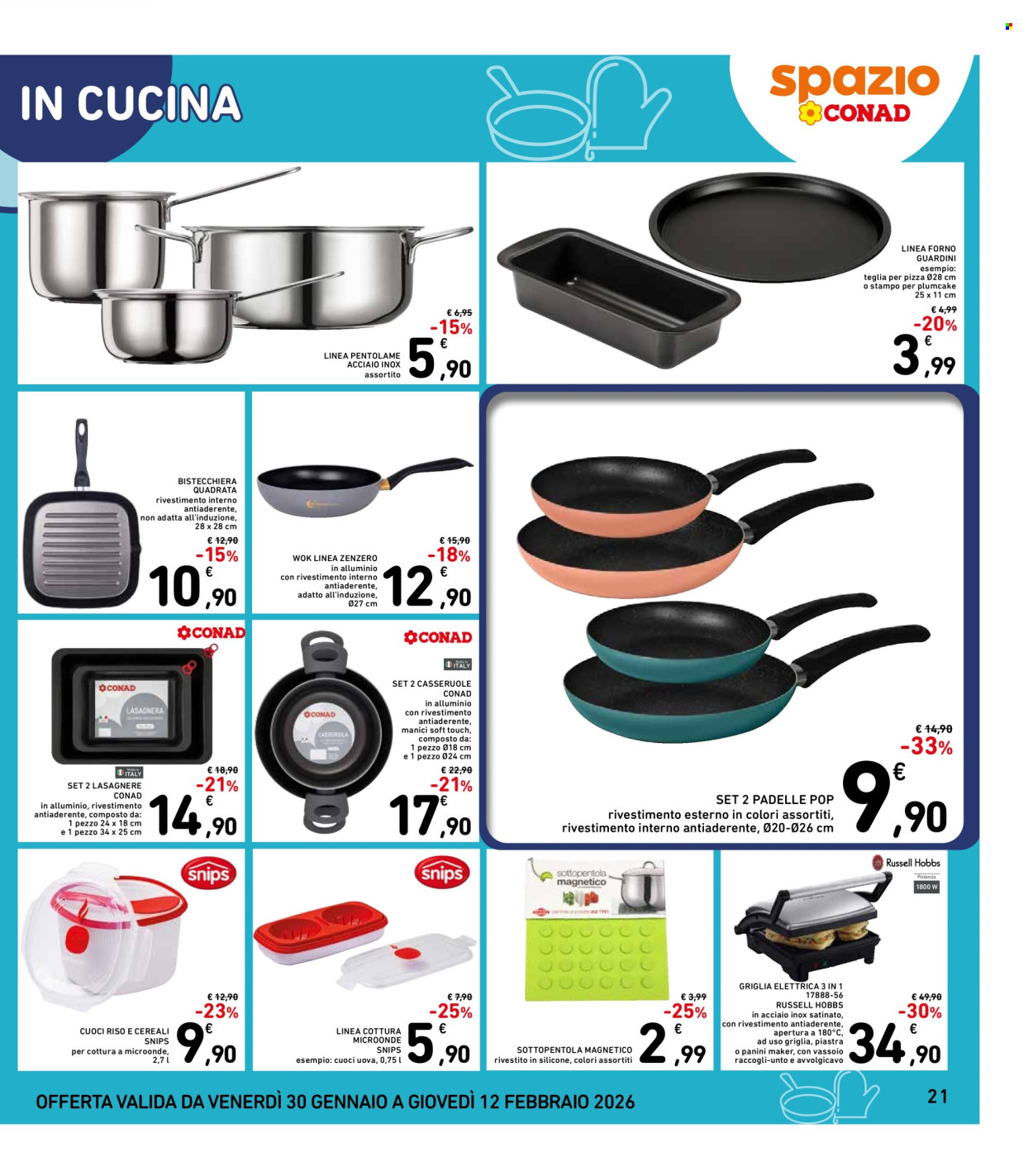 Volantino Spazio Conad - 30/1/2026 - 12/2/2026. Pagina 21