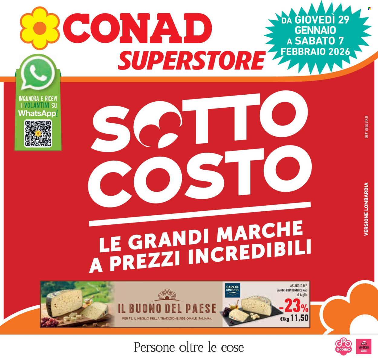 Volantino Conad Superstore - 29/1/2026 - 10/2/2026. Pagina 1