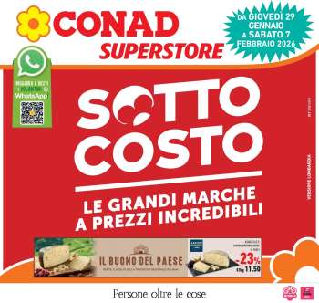Volantino Conad Superstore - 29/1/2026 - 10/2/2026.