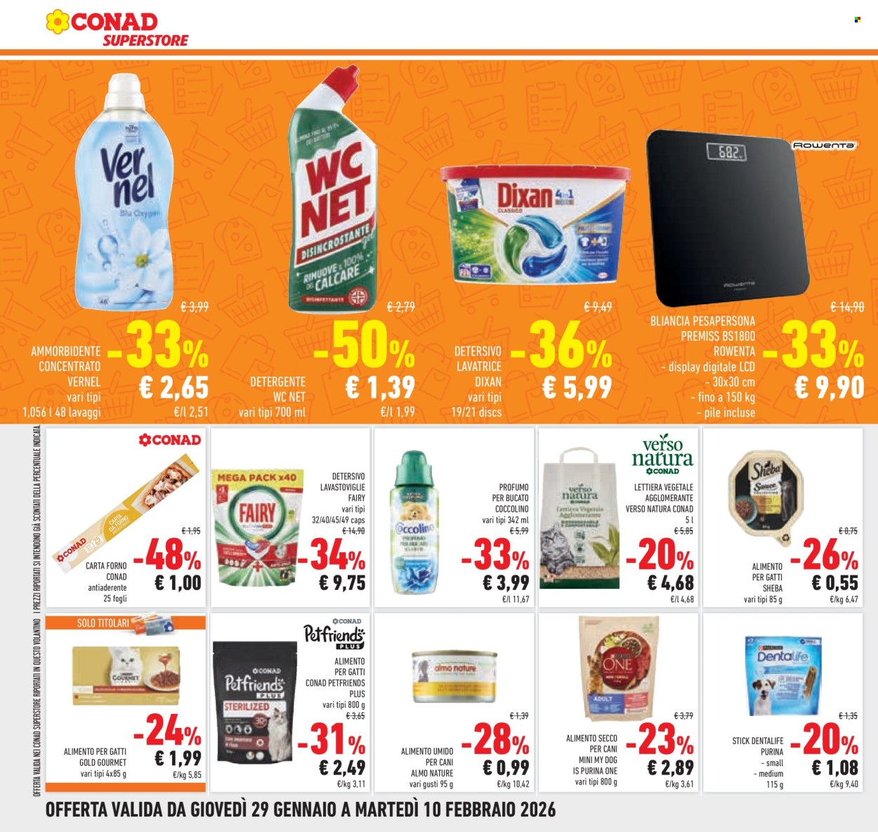Volantino Conad Superstore - 29/1/2026 - 10/2/2026. Pagina 30