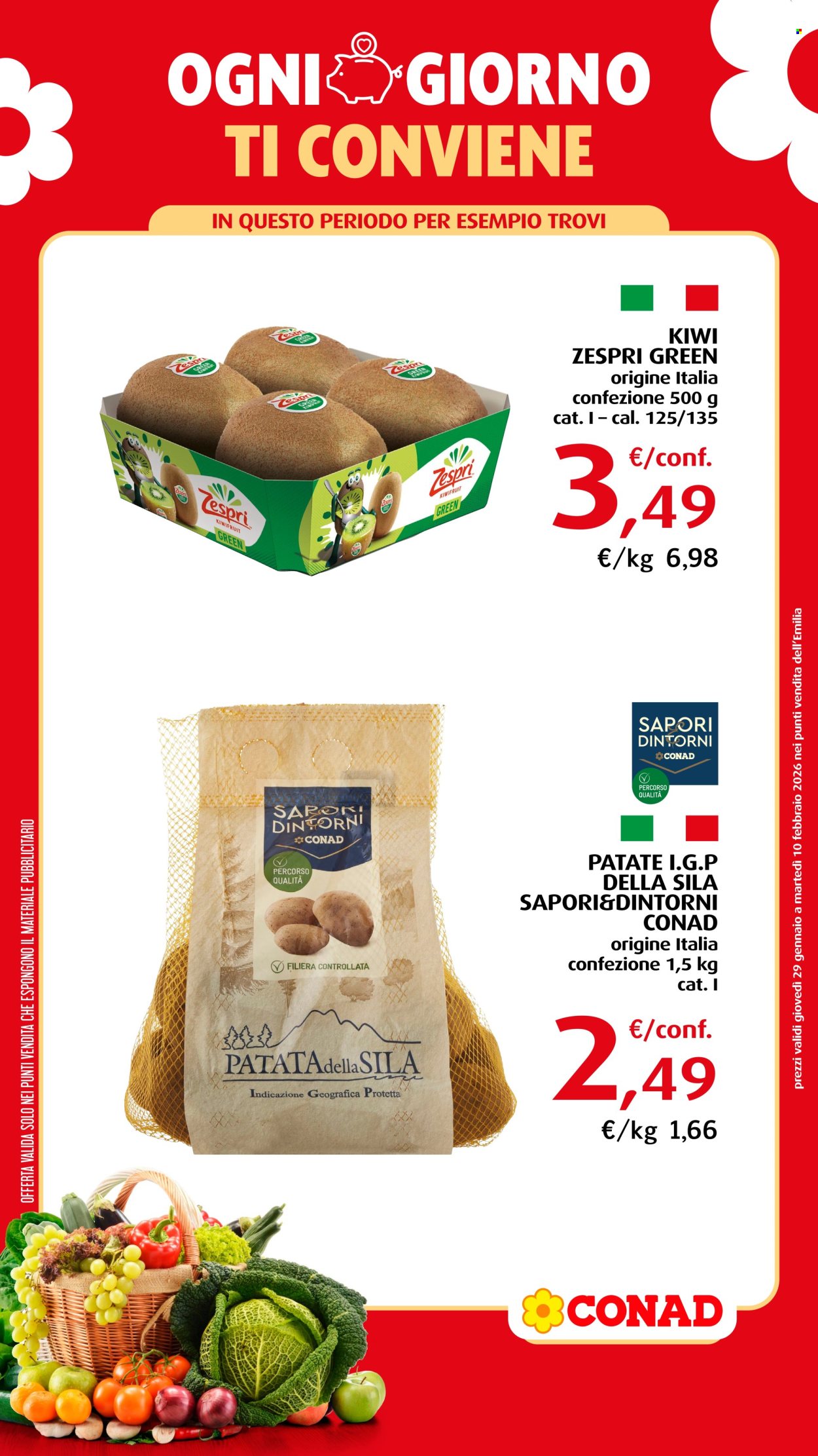 Volantino Conad - 29/1/2026 - 10/2/2026. Pagina 2