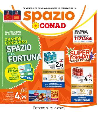 Volantino Spazio Conad - 30/1/2026 - 12/2/2026.