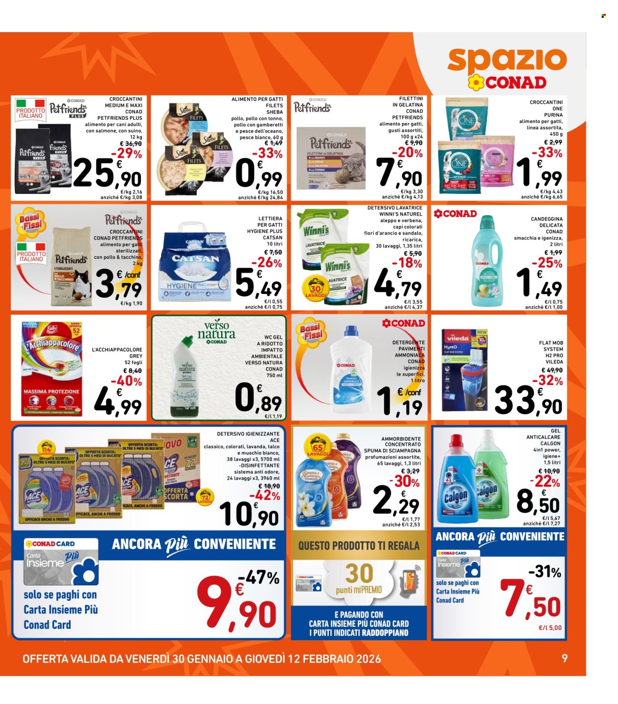 Volantino Spazio Conad - 30/1/2026 - 12/2/2026. Pagina 9
