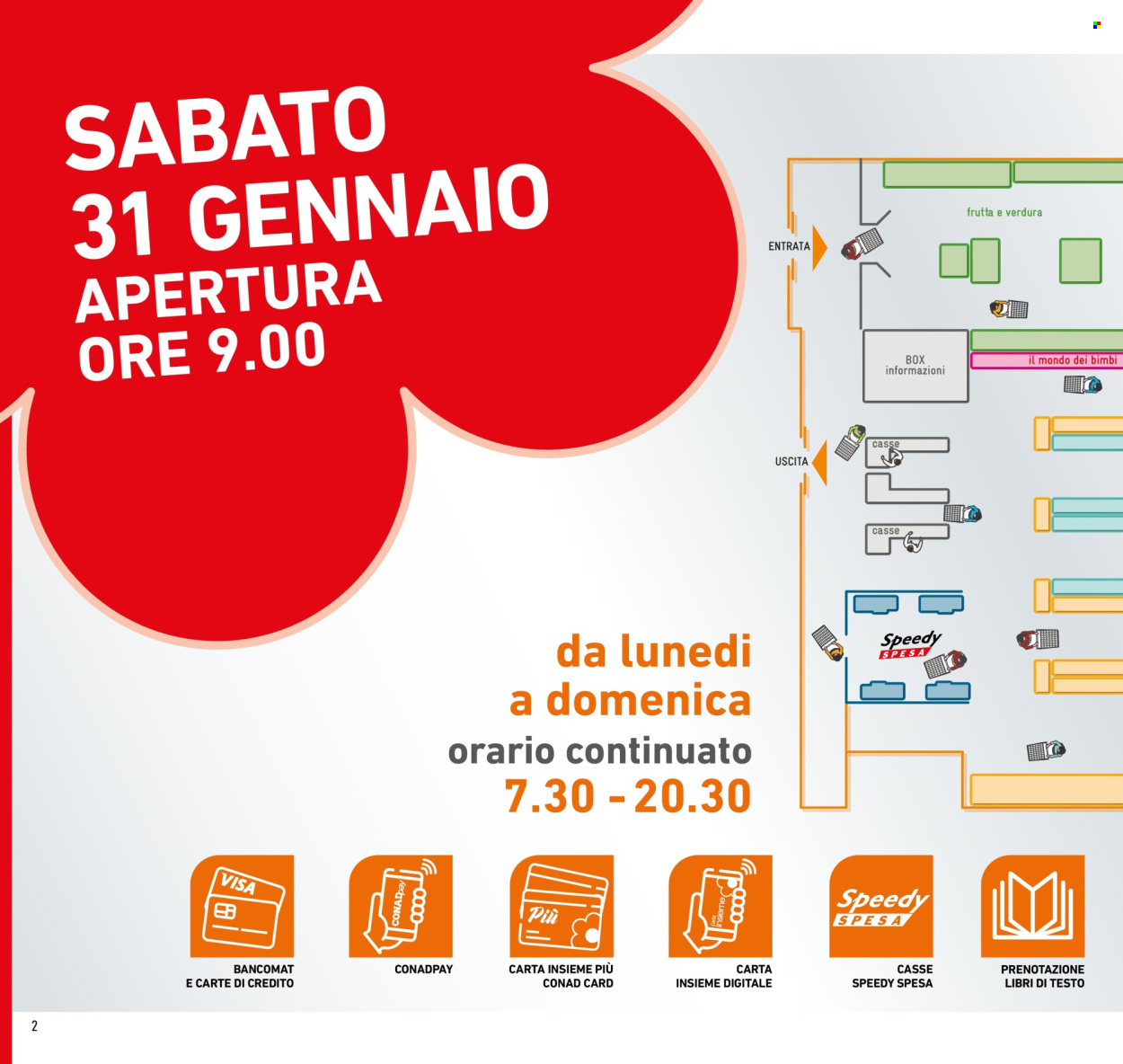 Volantino Conad - 31/1/2026 - 7/2/2026. Pagina 2