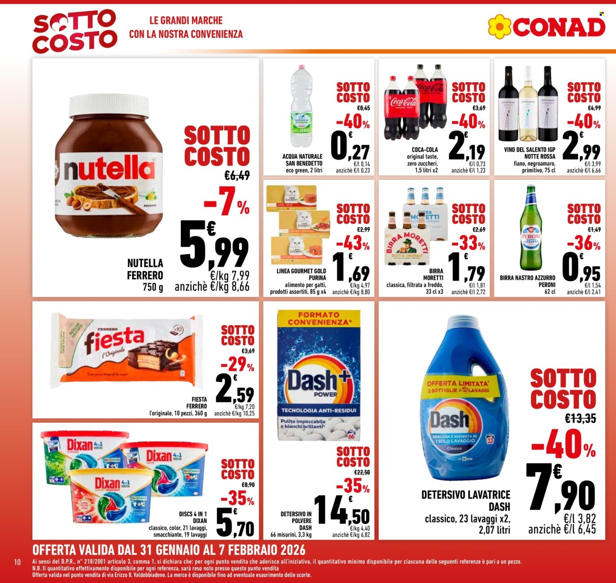 Volantino Conad - 31/1/2026 - 7/2/2026. Pagina 10
