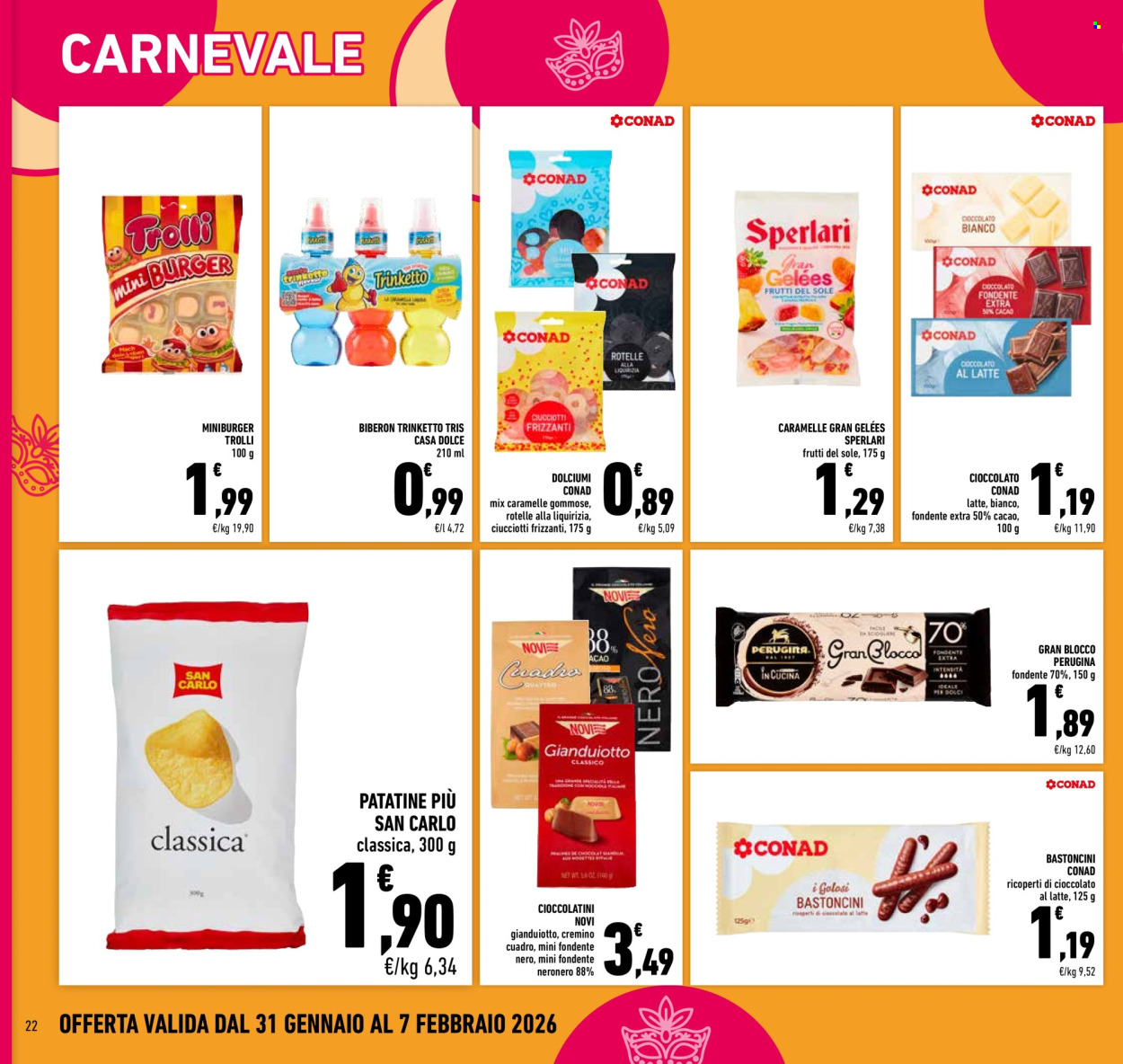 Volantino Conad - 31/1/2026 - 7/2/2026. Pagina 22